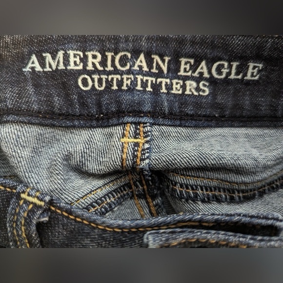 American Eagle Artist Crop Stretch Denim Capri Size 00 - Picture 4 of 5